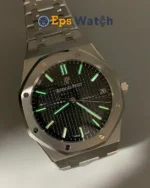 Royal Oak 15500 1:1 Best Version 41MM Black Textured Dial Super Clone