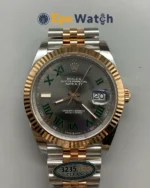 DateJust126231 Stainless Steel/Rose Gold 41mm Wimbledon Dial Super Clone