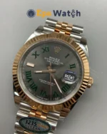 DateJust126231 Stainless Steel/Rose Gold 41mm Wimbledon Dial Super Clone