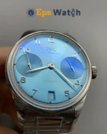 IWC Portuguese IW501708 Light Blue Dial 42mm Super Clone