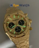 Royal Oak Chronograph 26240BA Frosted Gold 41MM Yellow Gold Dial Super Clone