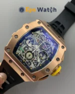 RM11-03RG 1:1 Best Version RG Chronograph with Black Inner Bezel - Super Clone