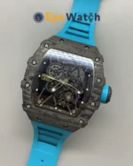 Richard Mille RM35-01 Best Version Blue Silicone Strap Super Clone