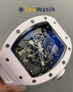 RM055 White Ceramic Skeleton Dial 43mm RMUL2 Super Clone