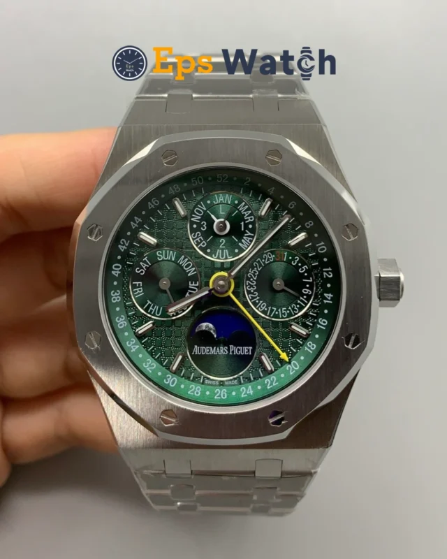 Royal Oak 26606ST Green Multifunction Dial 1:1 Best Version 41MM Super Clone
