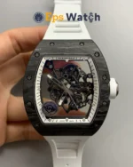 RM055 APSF White/Black Rehuat White Rubber Strap RMUL2 Super Clone