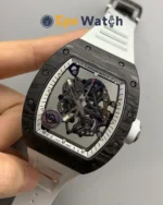 RM055 APSF White/Black Rehuat White Rubber Strap RMUL2 Super Clone