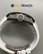 RM055 APSF White/Black Rehuat White Rubber Strap RMUL2 Super Clone