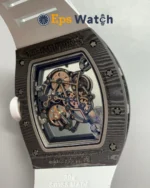 RM055 APSF White/Black Rehuat White Rubber Strap RMUL2 Super Clone