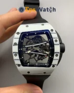 RM61-01 Yohan Blake Rehaut White Bezel Black Rubber Strap NTPT Super Clone