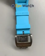 RM055 Blue NTPT Skeleton Dial with Blue Rubber Strap RMUL2 Super Clone