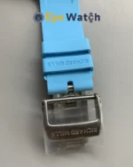 RM055 Blue Cer/RU Skeleton Dial with Blue Rubber Strap RMUL2 Super Clone