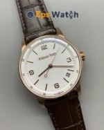 AP Code 11.59 15210OR 41mm White dial with brown leather strap Super Clone