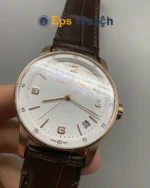 AP Code 11.59 15210OR 41mm White dial with brown leather strap Super Clone