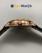 AP Code 11.59 15210OR 41mm White dial with brown leather strap Super Clone