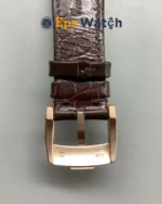 AP Code 11.59 15210OR 41mm White dial with brown leather strap Super Clone