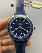 Planet Ocean 600m GMT Best Version 43.5mm Blue Dial Super Clone