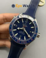 Planet Ocean 600m GMT Best Version 43.5mm Blue Dial Super Clone