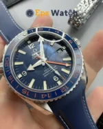 Planet Ocean 600m GMT Best Version 43.5mm Blue Dial Super Clone