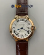 Ballon Bleu Best Version 40mm White Dial Rose Gold Bezel Super Clone