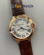 Ballon Bleu Best Version 40mm White Dial Rose Gold Bezel Super Clone