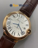 Ballon Bleu Best Version 40mm White Dial Rose Gold Bezel Super Clone