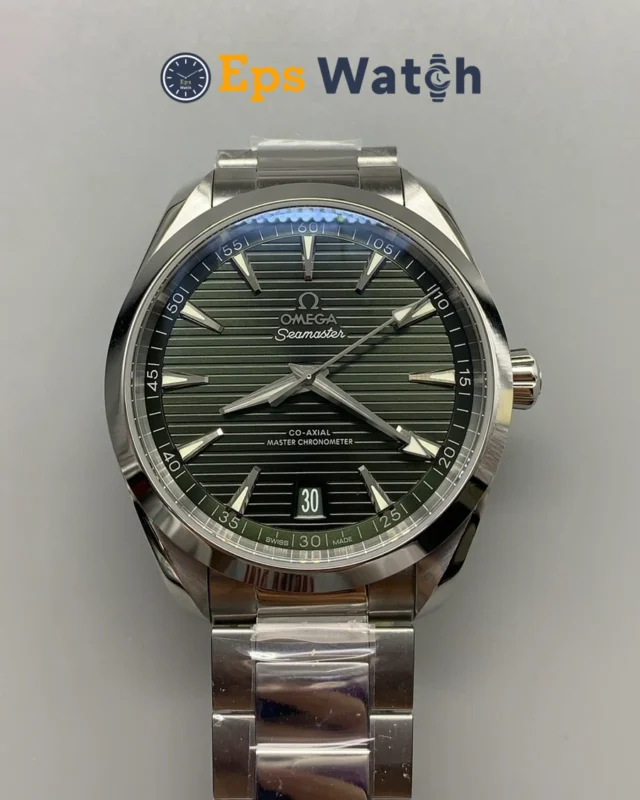 Omega De Ville Men's Blue Roman Dial 41mm Super Clone