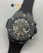Big Bang Series Black Ceramic 42mm Skeleton Dial Super Clone