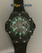 Big Bang Series Black Ceramic 42mm Skeleton Dial Super Clone
