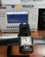 Cartier Tank Best Version White Dial Black Leather Strap Super Clone