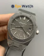 Royal Oak 15450 37mm SS/SS Grey Textured Dial Super Clone