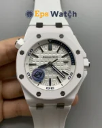 Royal Oak Offshore Diver 15707CB 42mm White Ceramic Super Clone