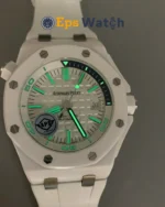 Royal Oak Offshore Diver 15707CB 42mm White Ceramic Super Clone