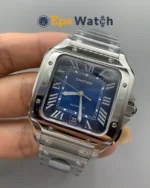 Cartier Santos Best Version 40mm Blue Dial Super Clone