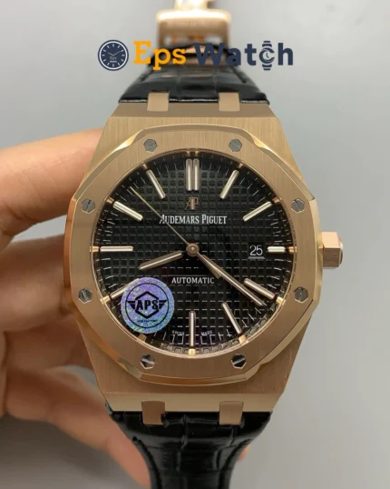 Royal Oak 15500OR Rose Gold 41mm Black Dial Super Clone