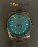 Oyster Perpetual 124300 Tiffany Blue Dial 41mm Super Clone