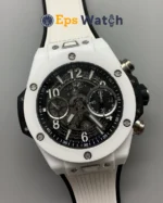 Hublot Big Bang White Ceramic Skeleton White Dial Super Clone