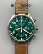 IWC Pilot's Watch IW377726 Green Dial 43mm Super Clone