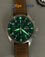 IWC Pilot's Watch IW377726 Green Dial 43mm Super Clone