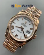 Rolex Day-Date 228235 White Dial 40mm Super Clone