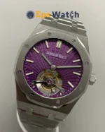 Royal Oak 26522ST 41mm Tourbillon Purple Dial Super Clone