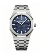 Royal Oak 41mm 15500 1:1Blue Textured Dial on SS Bracelet Super Clone