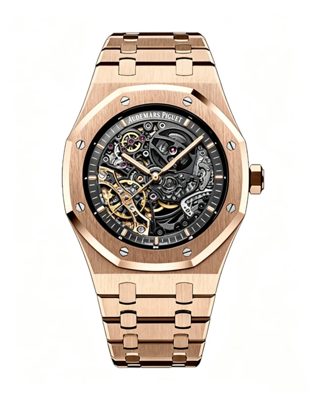 Royal Oak 15407OR Openworked Rose Gold 41mm 1:1 Super Clone