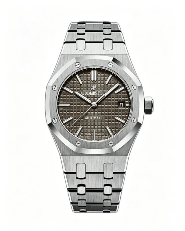 Royal Oak 15202PT 39mm Two-hand Green/Black Dial Super Clone