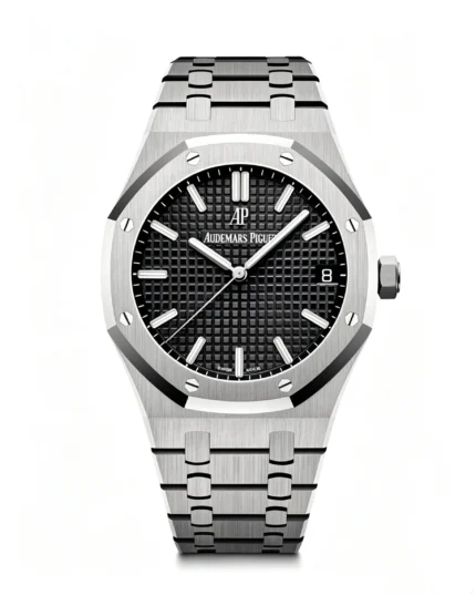 Royal Oak 15500 1:1 Best Version 41MM Black Textured Dial Super Clone
