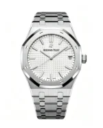 Royal Oak 15500 1:1 Best Version 41MM White Textured Dial Super Clone