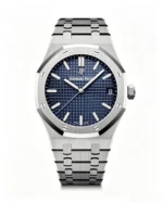 Royal Oak 15500 1:1 Best Version 41MM Blue Textured Dial Super Clone