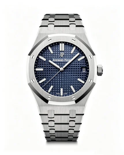 Royal Oak 15500 1:1 Best Version 41MM Blue Textured Dial Super Clone
