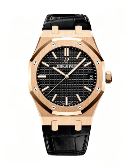 Royal Oak 15500OR Rose Gold 41mm Black Dial Super Clone