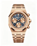Royal Oak Chronograph 26239OR with frosted blue dial Super Clone